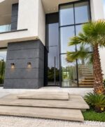 قیمت درب پیوت شیشه ای - هومچه
