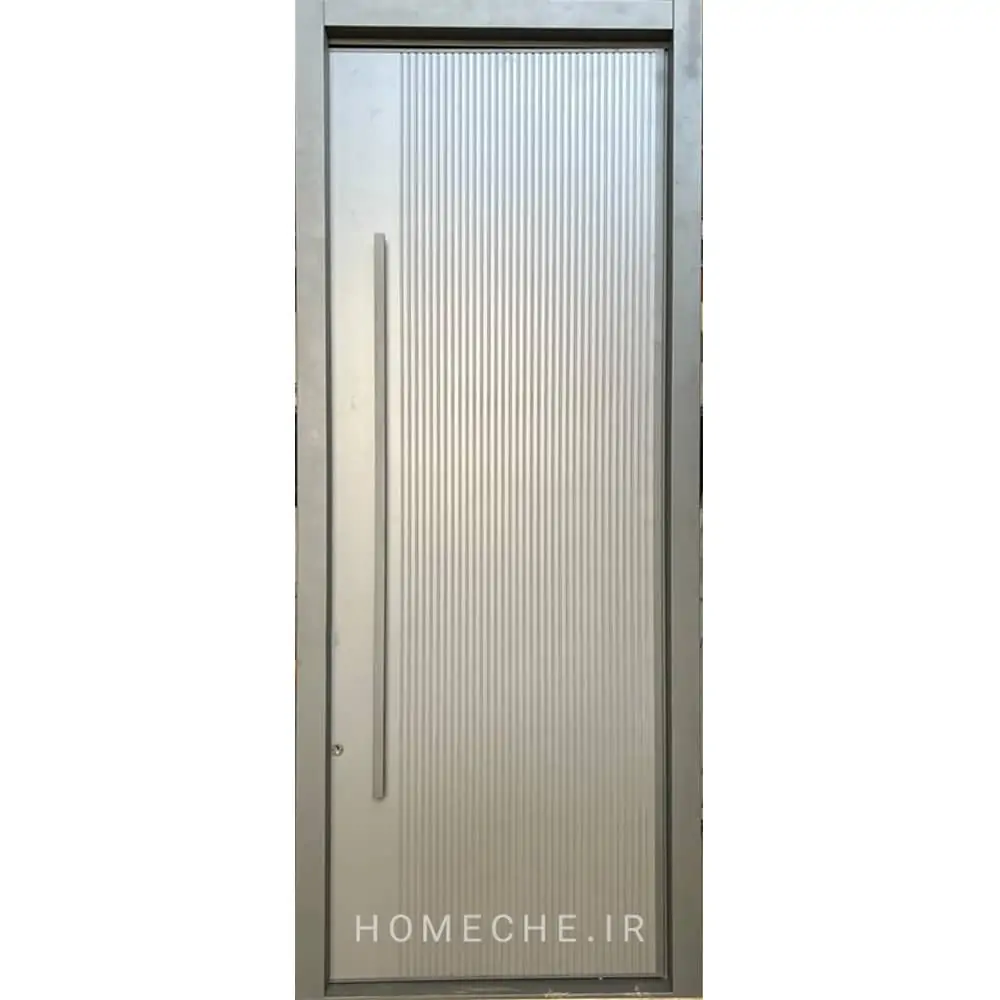 درب پیوت مدرن با روکش رنگ پوششی روشن درب پیوت مدرن با روکش رنگ پوششی روشن - هومچه