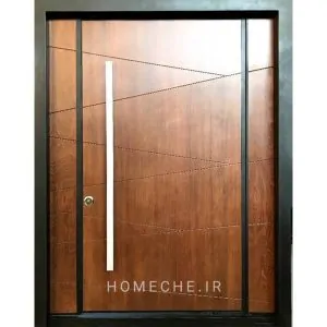 درب پیوت با روکش راش کار شده - هومچه