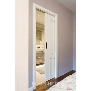 درب کشویی توکار با روکش رنگ پوششی - هومچه