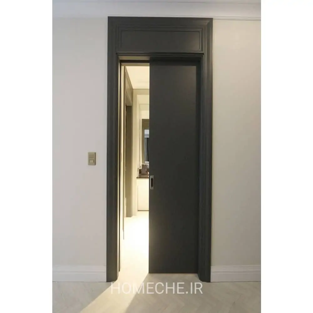 درب ریلی مخفی با روکش رنگ پوششی درب ریلی مخفی با روکش رنگ پوششی - هومچه