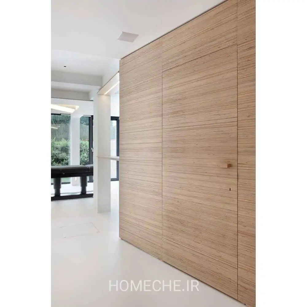 درب چهارچوب مخفی با روکش بلوط خودرنگ درب چهارچوب مخفی با روکش بلوط خودرنگ - هومچه