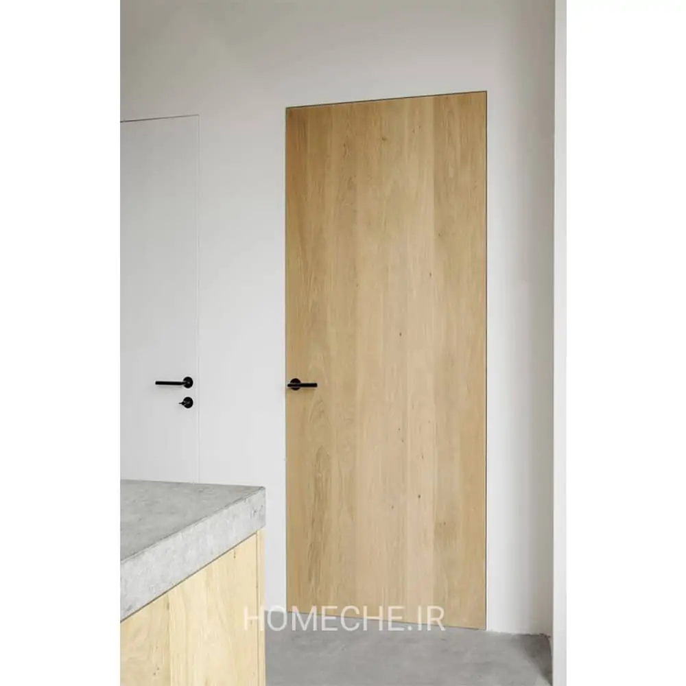 درب فریم لس با روکش بلوط خود رنگ درب فریم لس با روکش بلوط خود رنگ - هومچه