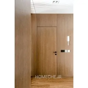 درب فریم لس چوبی با روکش راش رنگ شده - هومچه