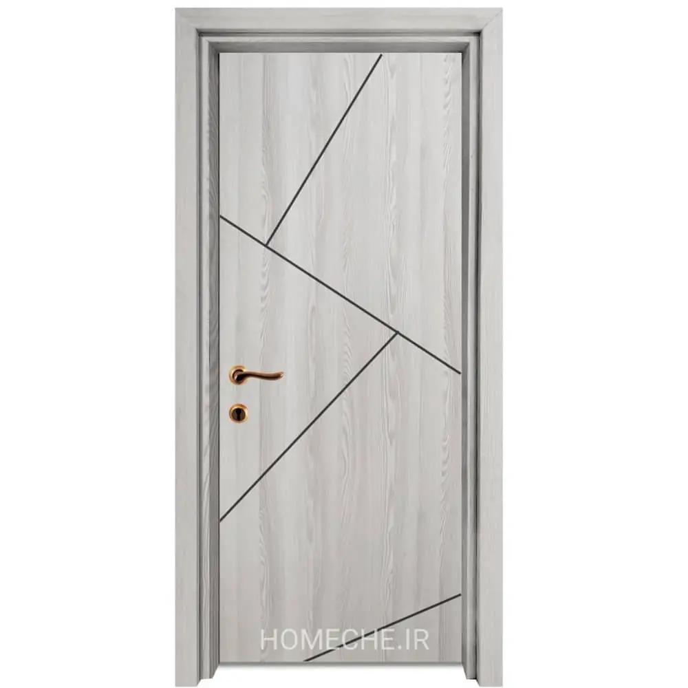 درب پلی وود با روکش بلوط روشن - هومچه