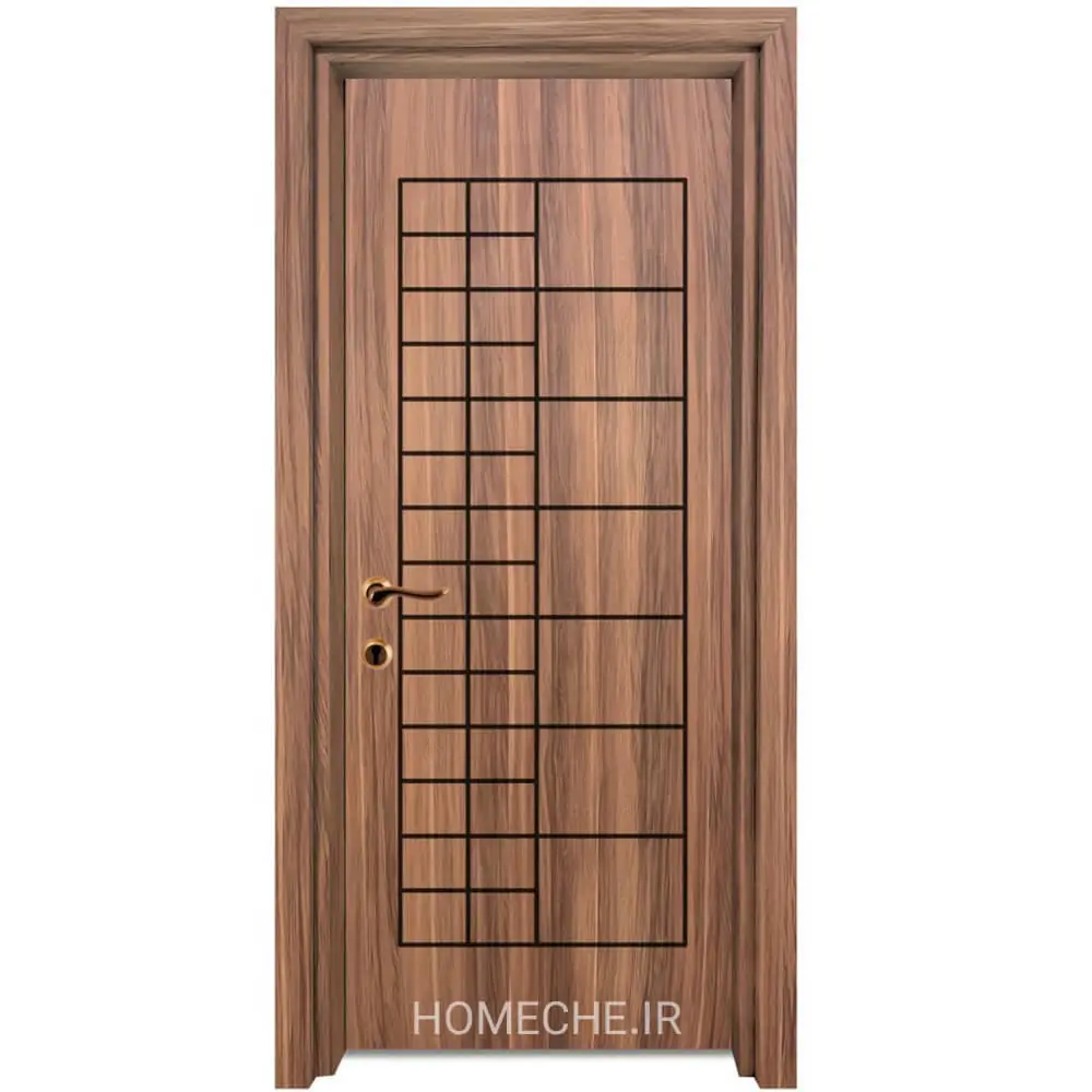 درب پلی وود با روکش گردویی - هومچه