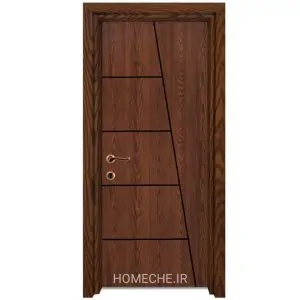 درب ضد آب polywood با روکش قهوه ای تیره - هومچه