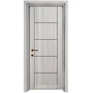 درب پلی وود روکش بلوط سفید رنگ - هومچه