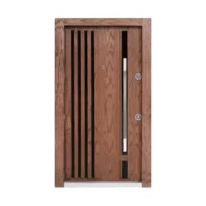 درب ضد سرقت مدرن روکش بلوط - هومچه