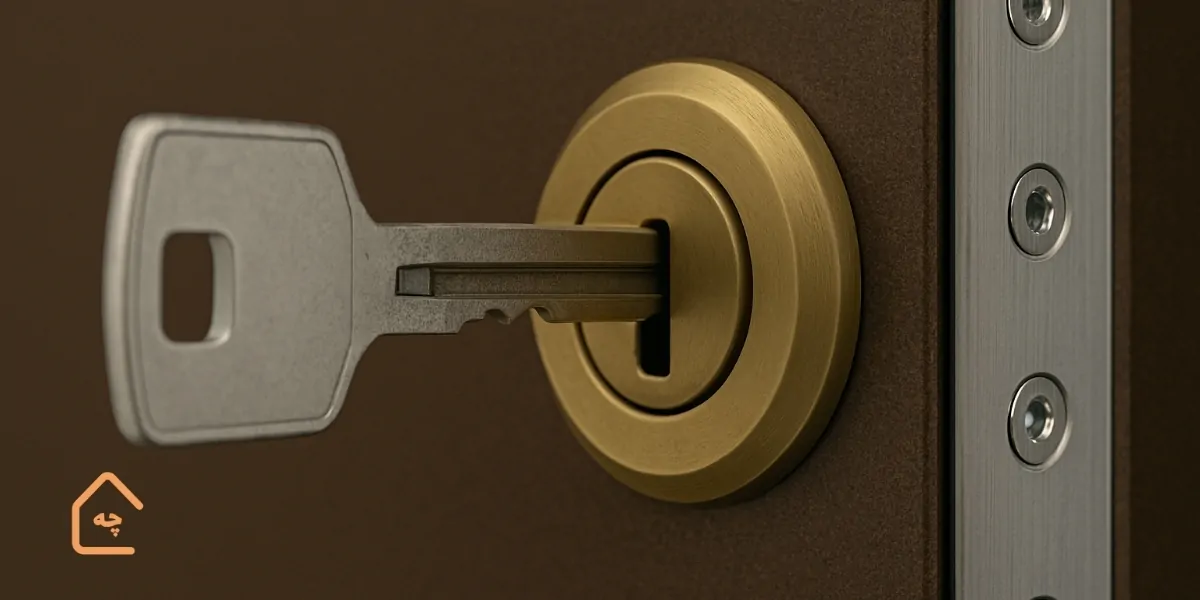 کلید کارگری درب ضد سرقت